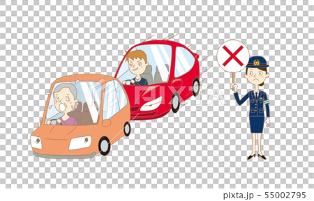 煽り運転 イラスト 煽り運転 イラスト 55002795