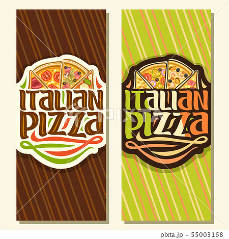 Vector vertical banners for Italian Pizza 55003168