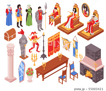 Isometric Castle Interior Set 55003421