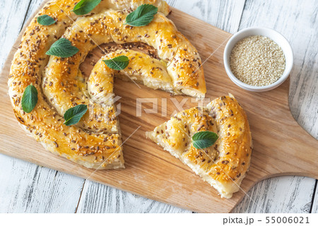 Phyllo pie stuffed with feta 55006021