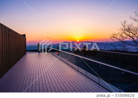 (静岡県)日本平夢テラス 天望回廊 夕景 (静岡県)日本平夢テラス 天望回廊 夕景 55006620