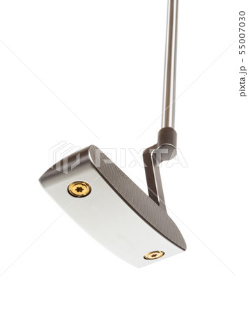 Bottom of Golf Club Putter Isolated on White 55007030