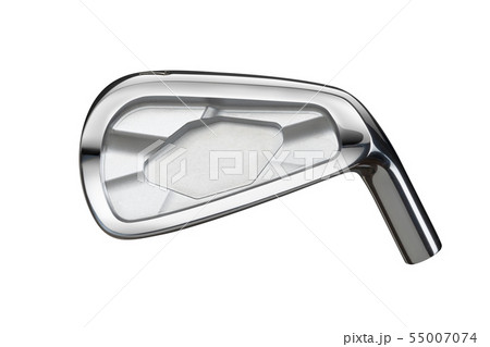 Blank Golf Club Iron Head Back Isolated on White 55007074