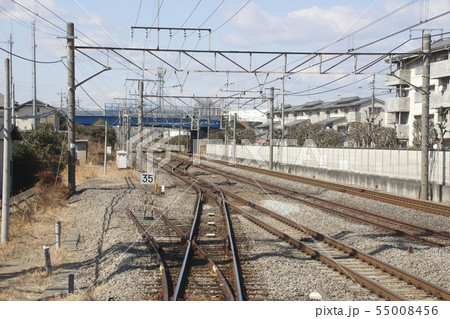 八高線 北藤岡駅付近(高崎線からの分岐) 八高線 北藤岡駅付近(高崎線からの分岐) 55008456