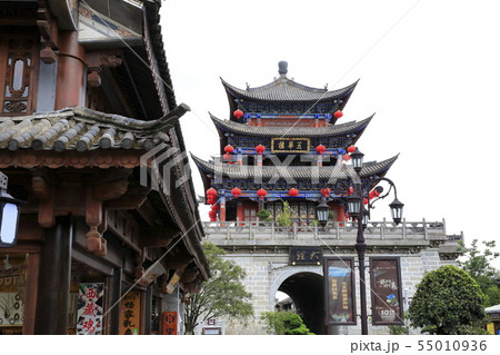 大理古城 五華楼 雲南省 中国 大理古城 五華楼 雲南省 中国 55010936