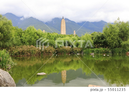 崇聖寺三塔文化旅遊区　大理　雲南省　中国 55011235