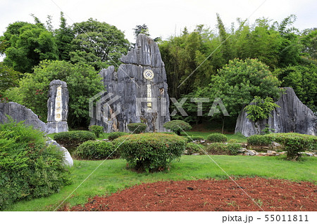 石林風景名勝区　世界遺産　雲南省　中国 55011811