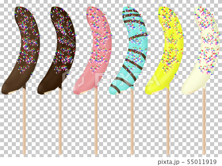 6個彩色巧克力香蕉 55011919