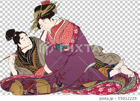 浮世絵　男女　その3 55012229