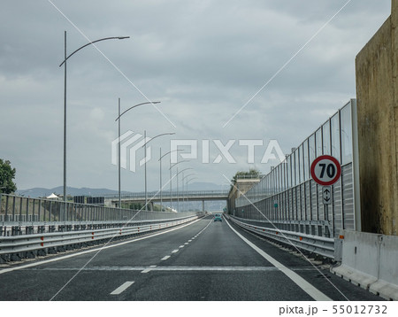 Highway in Rome, Italy 55012732