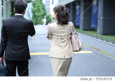 ビジネスマン男女 ミドル ビジネスマン男女 ミドル 55016224