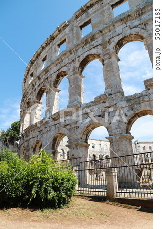 クロアチアのプーラの円形劇場(1) 55017185