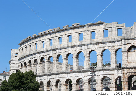 クロアチアのプーラの円形劇場(2) 55017186