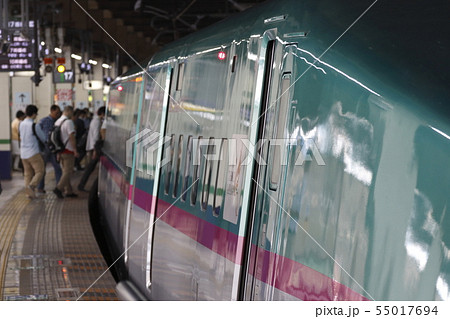 大宮駅に停車中の東北新幹線E5系 大宮駅に停車中の東北新幹線E5系 55017694