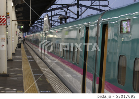 那須塩原駅に停車中の東北新幹線E5系 那須塩原駅に停車中の東北新幹線E5系 55017695