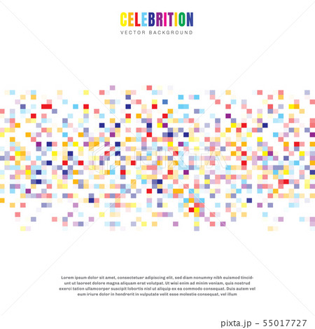 Abstract elements celebration colorful squares 55017727