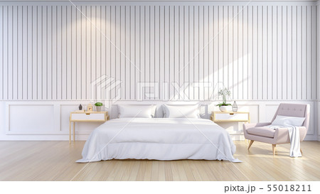 Minimalist and scandinavian Style,Bedroom Interior 55018211