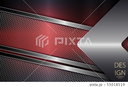 Abstract dark red mesh design with a metallic hue arrow Abstract dark red mesh design with a metallic hue arrow 55018519