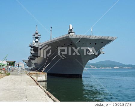 海上自衛隊　護衛艦「かが」／小樽　勝納ふ頭 55018778