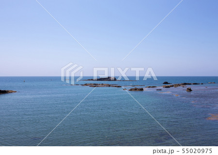 北海道堀株村の海 55020975