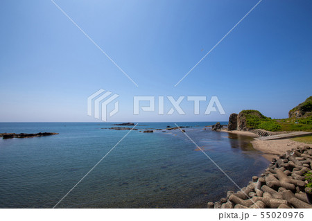 北海道堀株村の海 北海道堀株村の海 55020976