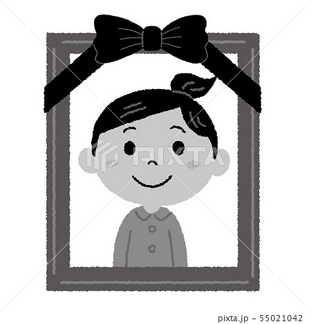 女の子の遺影 55021042