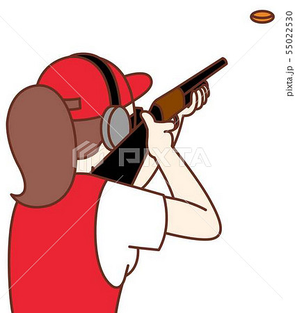 クレーン射撃選手（女性） 55022530