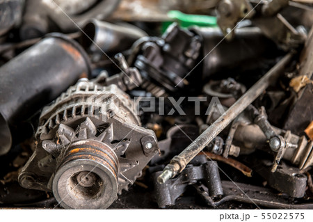 Thailand, Engine, Old, Car, Scrap Metal 55022575