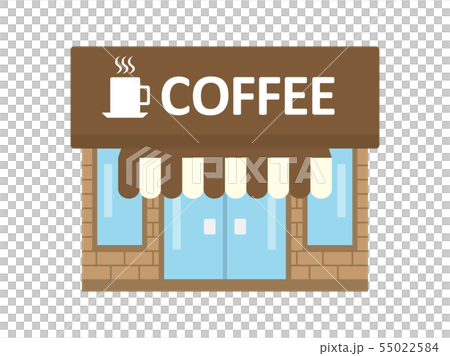コーヒーショップのイラスト素材