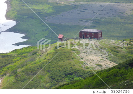 白雲岳避難小屋_遠景_7月 白雲岳避難小屋_遠景_7月 55024736