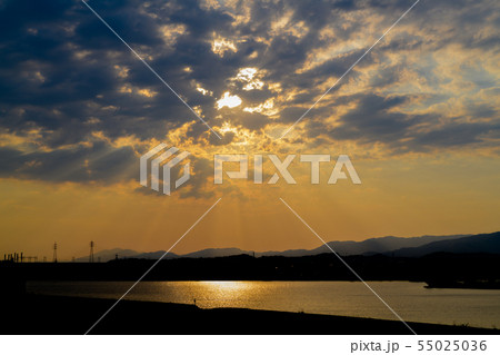 筑後川夕景 筑後川夕景 55025036