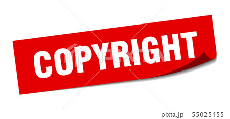 copyright sticker. copyright square isolated sign. copyright sticker. copyright square isolated sign. 55025455
