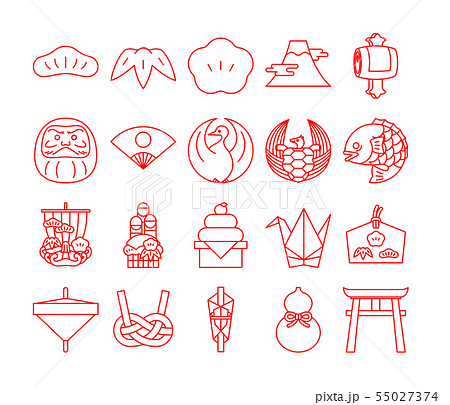 正月アイコン（太） 55027374