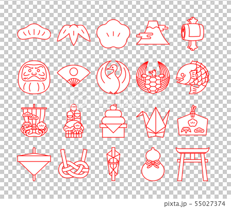 正月アイコン（太） 55027374