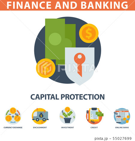 Money finanse icons banking safety business currency card financial deposit bank payment 55027699