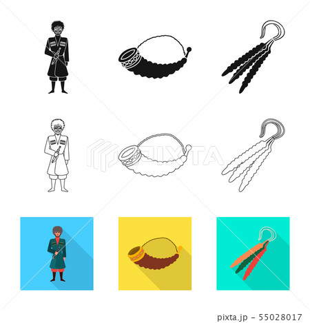 Vector illustration of culture and sightseeing icon. Collection of culture and originality vector Vector illustration of culture and sightseeing icon. Collection of culture and originality vector 55028017
