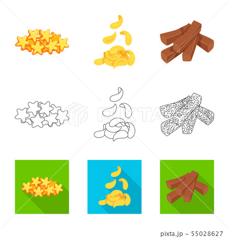 Isolated object of Oktoberfest and bar sign. Collection of Oktoberfest and cooking stock symbol for Isolated object of Oktoberfest and bar sign. Collection of Oktoberfest and cooking stock symbol for 55028627