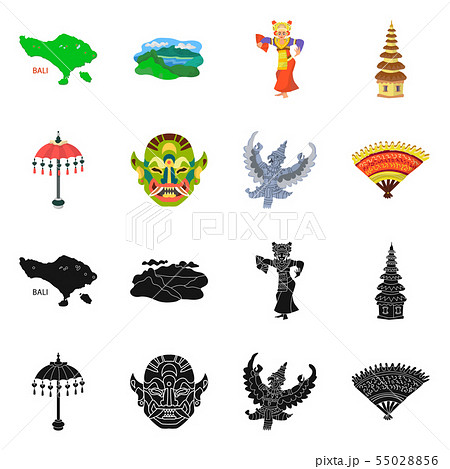 Vector illustration of and travel icon. Collection of and traditional stock symbol for web. 55028856