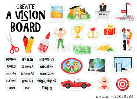Create Vision Board Set Create Vision Board Set 55029534
