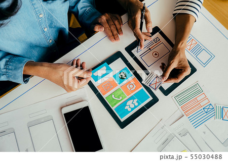 Creative Web Designer planning application and 55030488