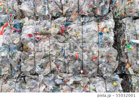 Plastics recycling centers and raw material 55032001