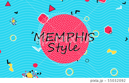 Color background. Funky abstract pattern. 55032092