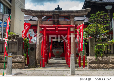 瘡守稲荷神社:鳥居 松本市中央 瘡守稲荷神社:鳥居 松本市中央 55033152