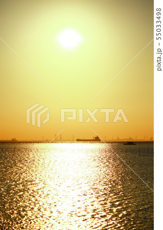 夕方の海 55033498