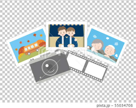 Hot spring trip camera and photo illustration 55034708