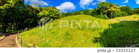 百合畑古墳園　パノラマ　【長崎県壱岐市】 55035227