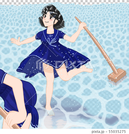 JK Yuna“夏來!”藏青色水手服10沒有天空,沒有游泳池,2人 JK Yuna“夏來!”藏青色水手服10沒有天空,沒有游泳池,2人 55035275