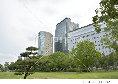 【大阪府】谷町四丁目付近の都市風景 【大阪府】谷町四丁目付近の都市風景 55036511
