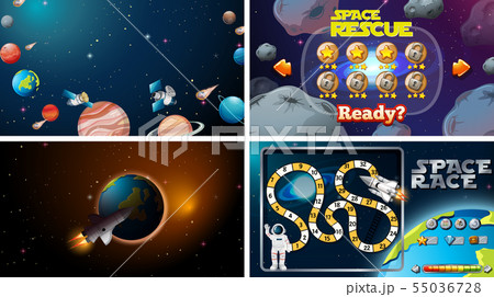 Set of space games Set of space games 55036728