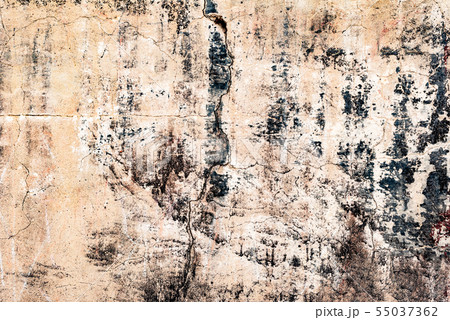 Wall fragment with scratches and cracks 55037362